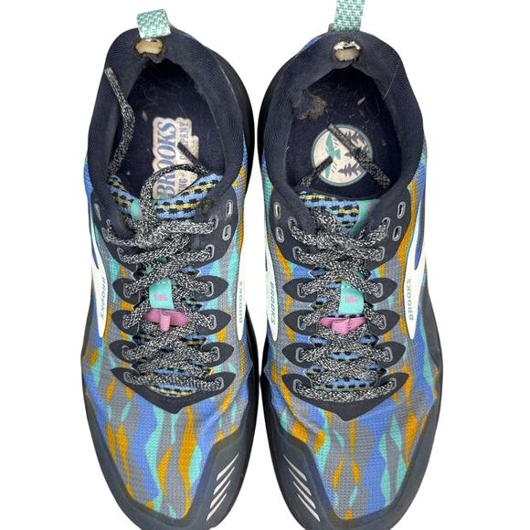 Brooks Cascadia 16 Black Teal Blue Trail Running Athletic Sneaker Shoe Women 9.5 - Picture 11 of 11